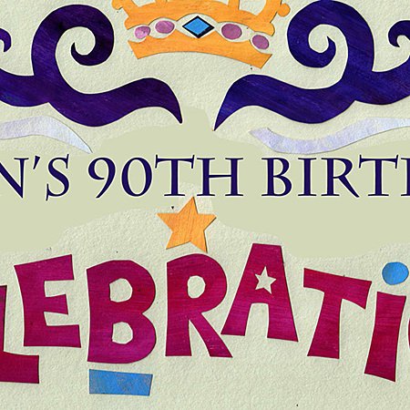Poster for Queens 90th Celebration day Bunting Colours 2 (002) (10) 